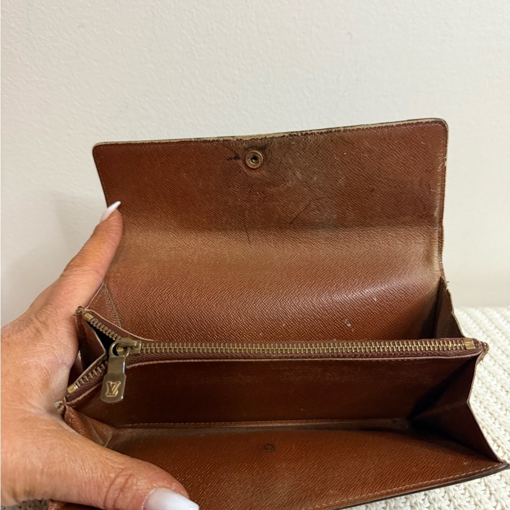 Louis Vuitton vintage Monogram Continental Wallet - Brown (project) - Picture 9 of 14